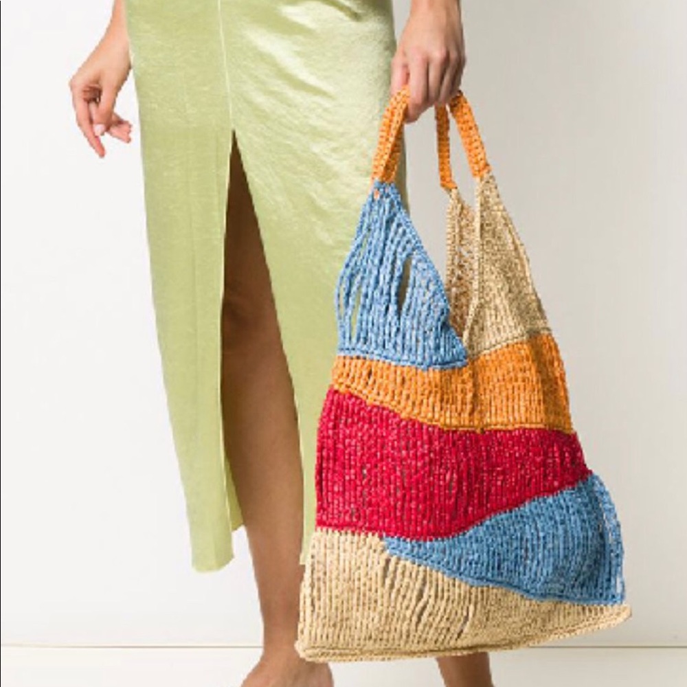 M Missoni - Woven Colorblock Tote
